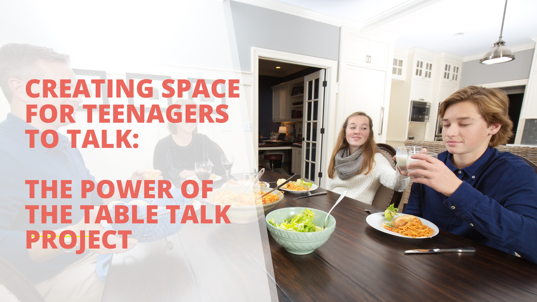 Creating space for teenagers to talk: The power of The Table Talk Project